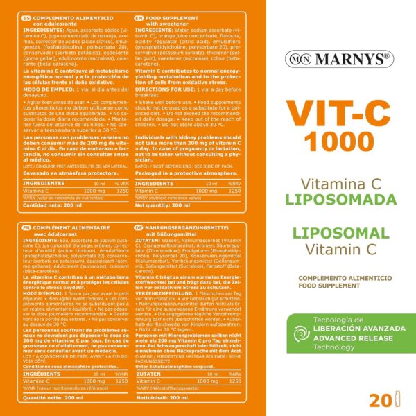 ⁦MARNYS® _ Vitamine - C 1000⁩ - الصورة ⁦3⁩