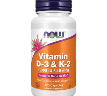 Now Foods _ Vitamin D3-K2 (1,000IU)