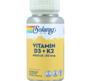 Solaray _ Vitamin D3 + K2 (4000IU)